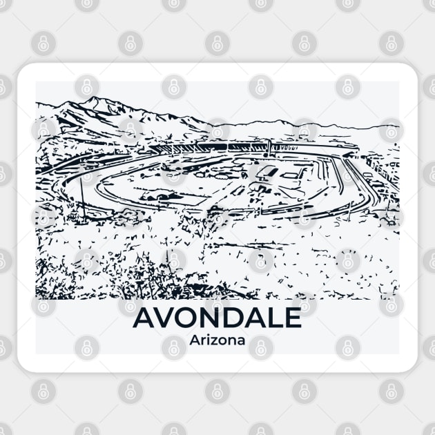 Avondale - Arizona Sticker by Lakeric